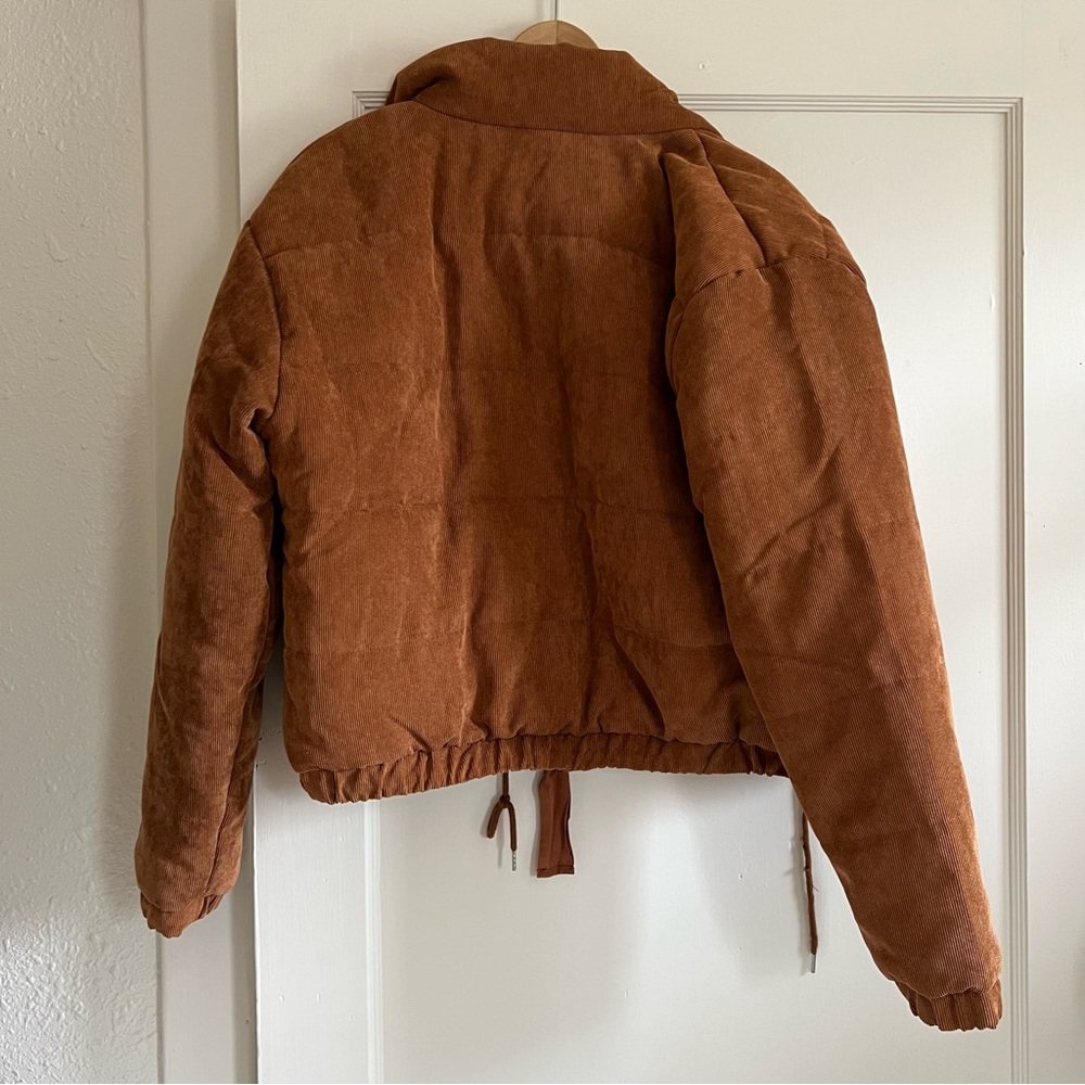 Ashley by 26 International Outerwear Corduroy Bomber Jacket Large - Picture 10 of 12